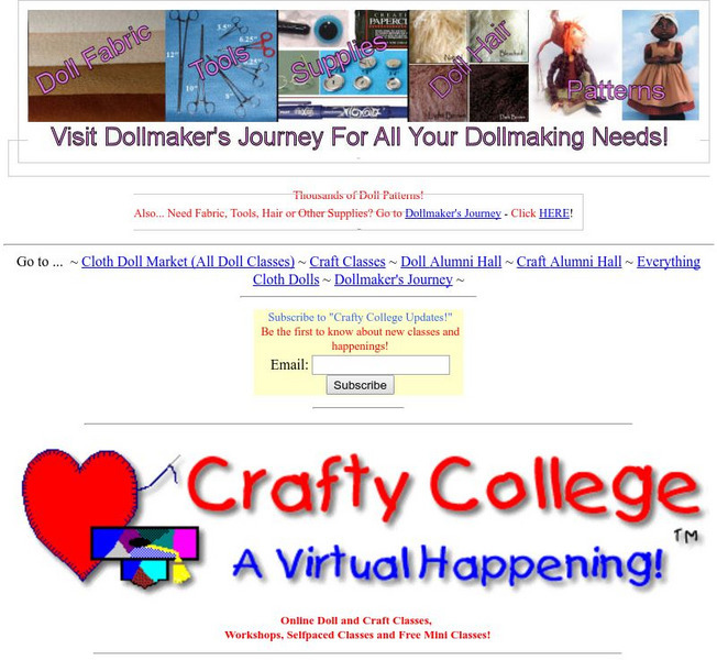 Doll Classes and Craft Classes Online Crafty College Website Doll Classes and Craft Classes Online Crafty College Website