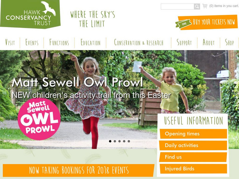 The Hawk Conservancy Trust Website The Hawk Conservancy Trust Website
