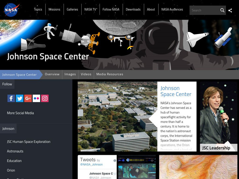 Nasa: Jsc Home Page Website