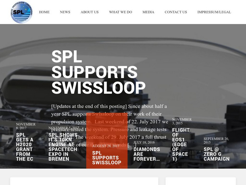 Spl Swiss Propulsion Laboratory Website Spl Swiss Propulsion Laboratory Website