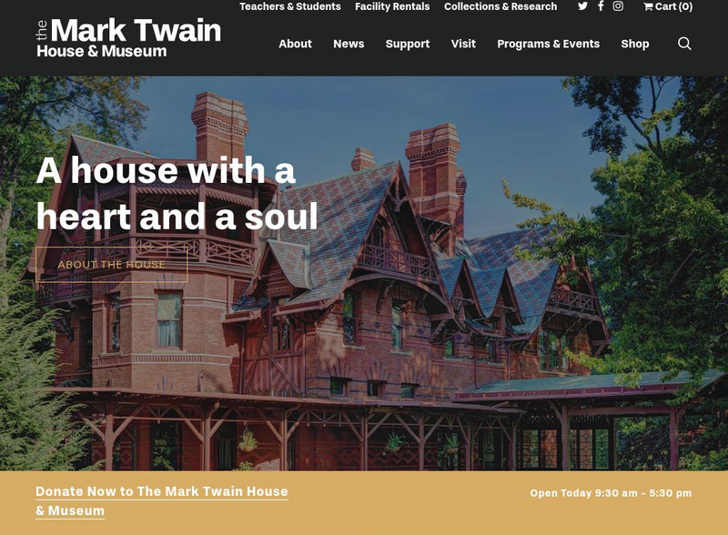 Mark Twain House and Museum Website Mark Twain House and Museum Website