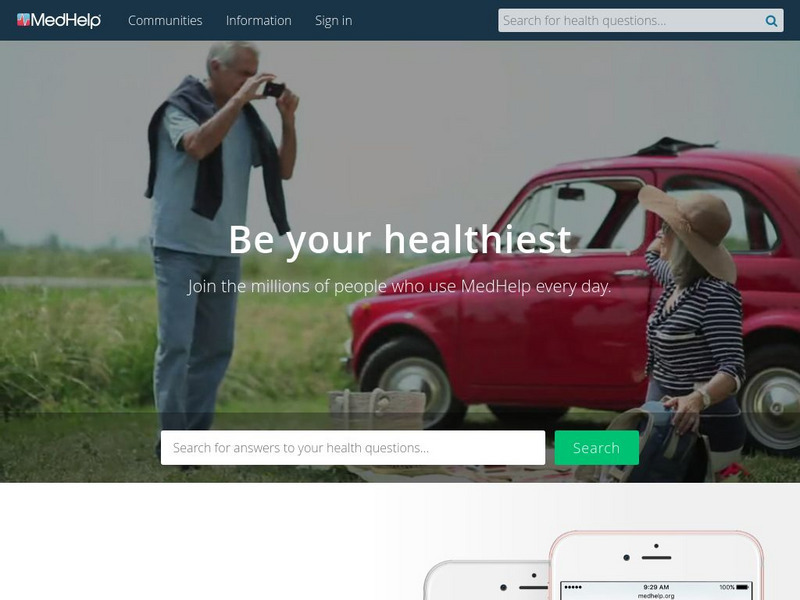 Med Help: The World's Largest Health Community Website Med Help: The World's Largest Health Community Website