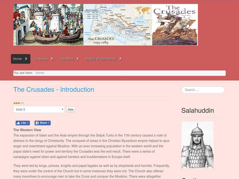 Islam 101: Chronology of Crusades Website Islam 101: Chronology of Crusades Website