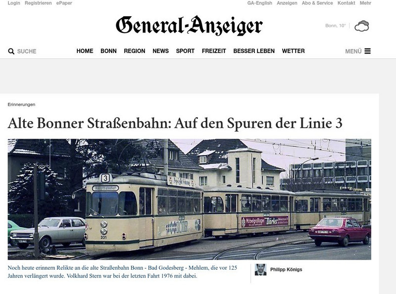General Anzeiger Online: Bonn Website General Anzeiger Online: Bonn Website