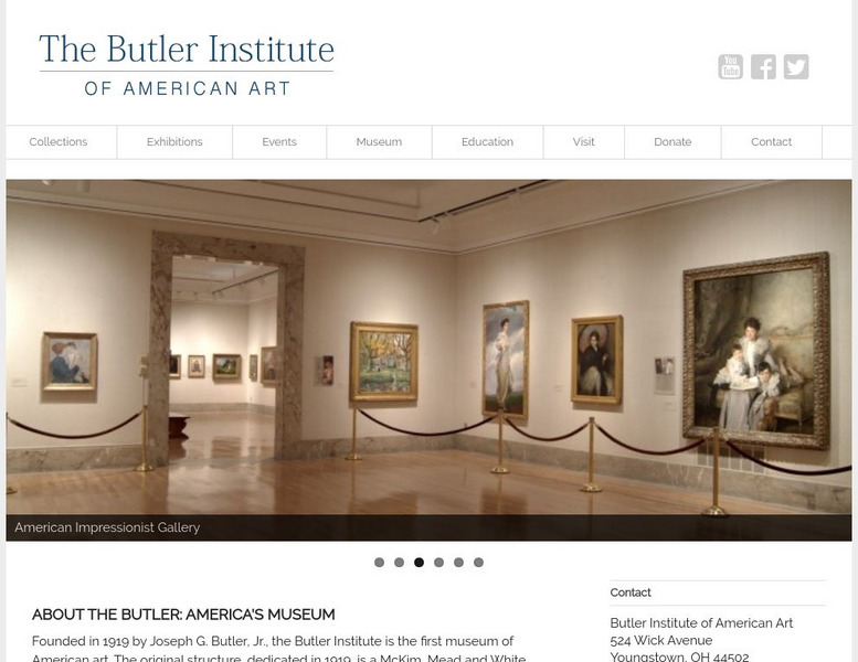 Butler Institute of American Art Website Butler Institute of American Art Website