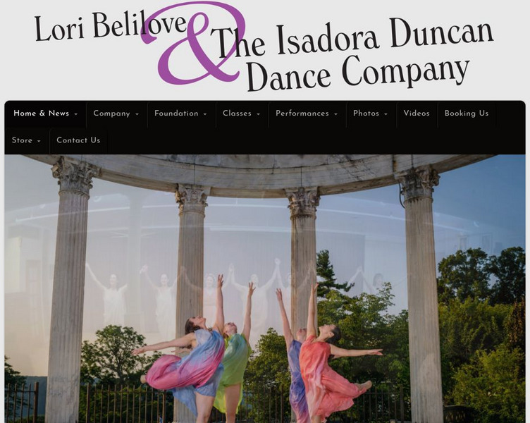 Isadora Duncan Foundation for Contemporary Dance Website Isadora Duncan Foundation for Contemporary Dance Website