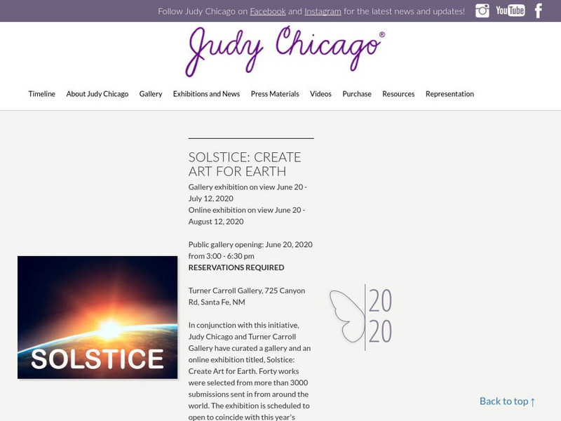 Welcome to Judy Chicago and Through the Flower Website Welcome to Judy Chicago and Through the Flower Website