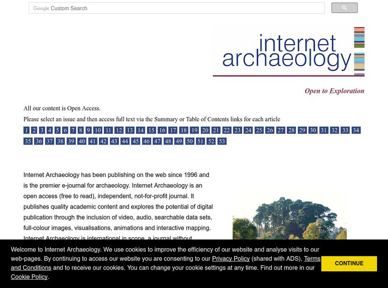 University of York: Internet Archaeology Website University of York: Internet Archaeology Website