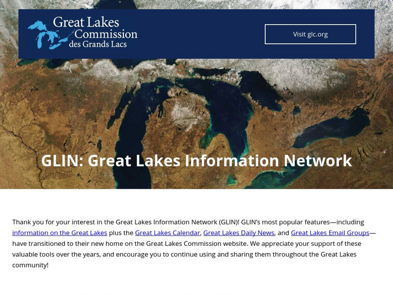 Great Lakes Information Network Website Great Lakes Information Network Website