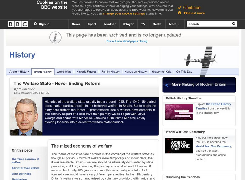 Bbc: History: The Welfare State Never Ending Reform Website Bbc: History: The Welfare State Never Ending Reform Website