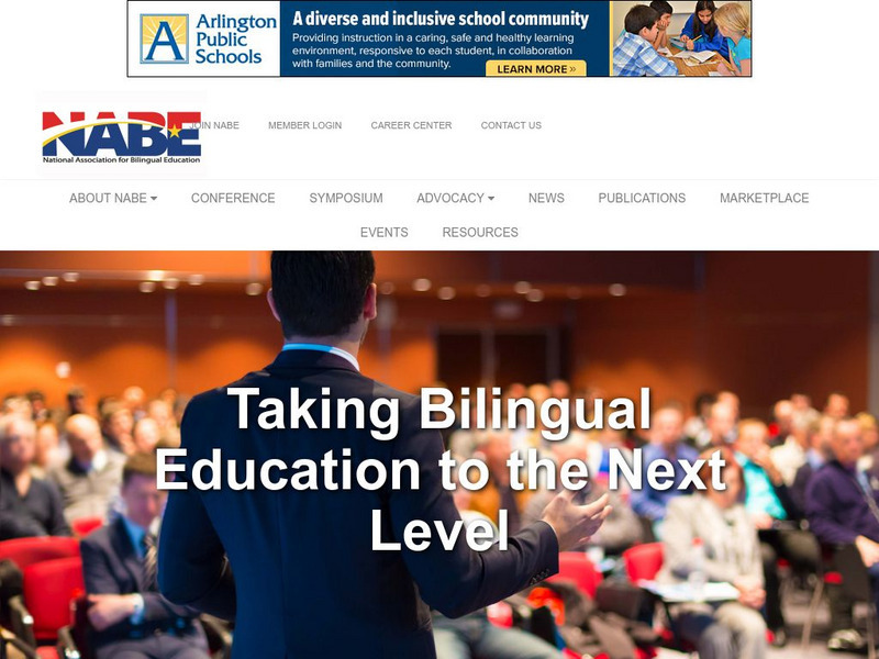 National Association for Bilingual Education Website
