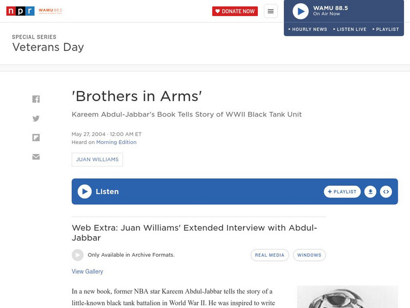 Npr: Brothers in Arms Audio Npr: Brothers in Arms Audio