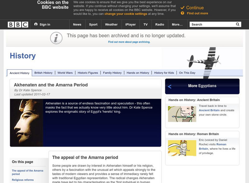 Bbc News: Akhenaten and the Amarna Period Article
