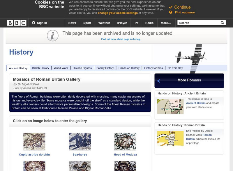 Bbc: History? A Collection of Roman Mosaics Graphic Bbc: History? A Collection of Roman Mosaics Graphic