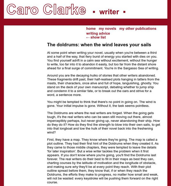 The Doldrums: When the Wind Leaves Your Sails Article The Doldrums: When the Wind Leaves Your Sails Article