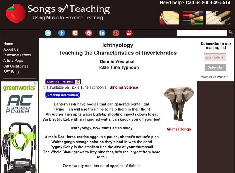 Ichthyology Activity Ichthyology Activity