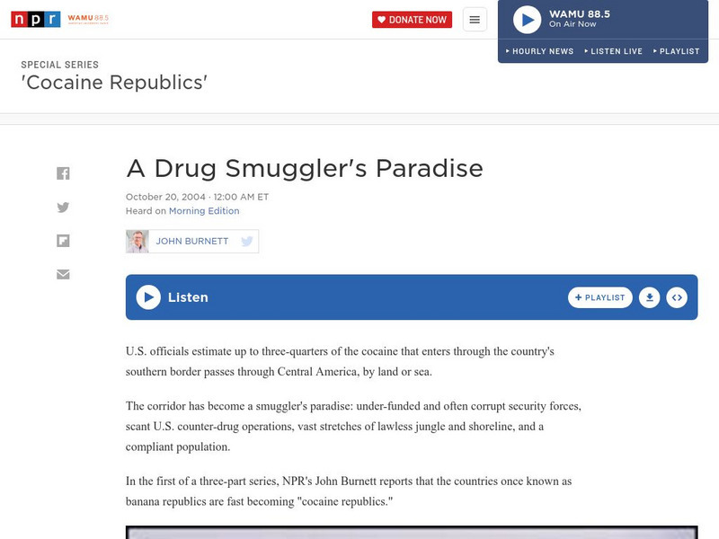 Npr: Central America's 'Cocaine Republics' Audio