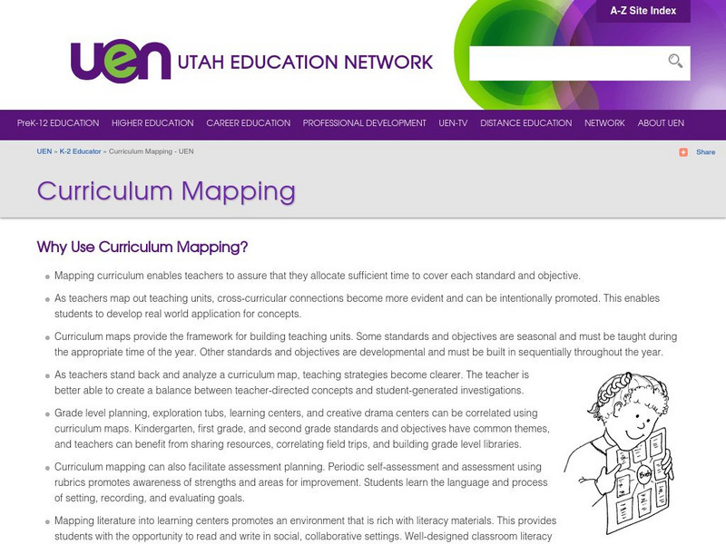 Uen: Curriculum Mapping Website Uen: Curriculum Mapping Website