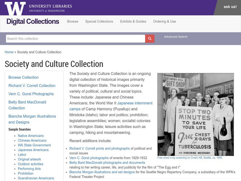 Digital Collections: Society and Culture Collection Website Digital Collections: Society and Culture Collection Website