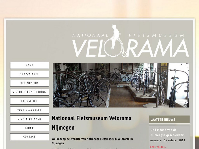 Velorama Bicycle Museum: Netherlands Website