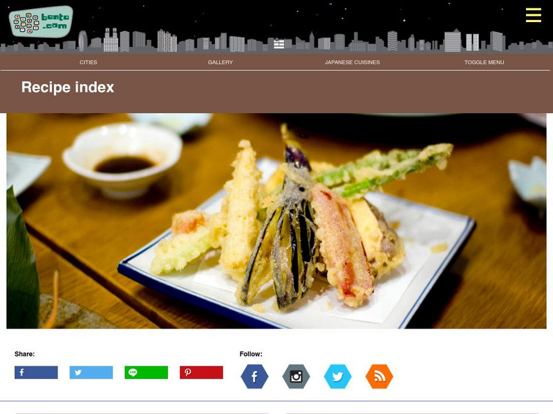 Tokyo Food Page: Japanese Cuisine Website Tokyo Food Page: Japanese Cuisine Website