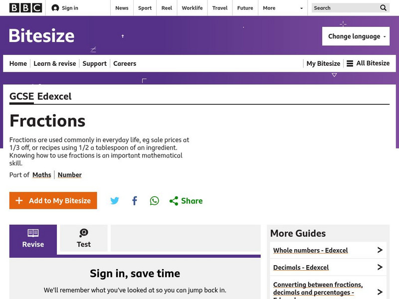Bbc: Bitesize Revision: Multiplying & Dividing Fraction Activity Bbc: Bitesize Revision: Multiplying & Dividing Fraction Activity
