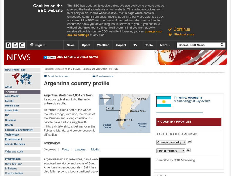 Bbc: News: Country Profile: Argentina Handout Bbc: News: Country Profile: Argentina Handout