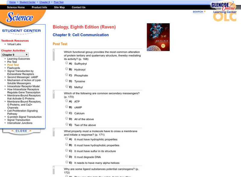 Mc Graw Hill: Cell Communication Unknown Type