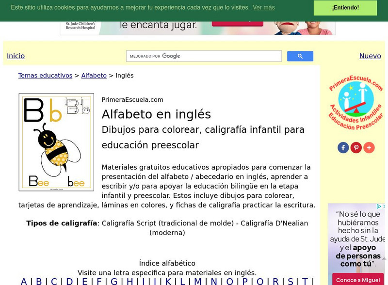 English Alphabet: Alfabeto en Ingles Activity English Alphabet: Alfabeto en Ingles Activity