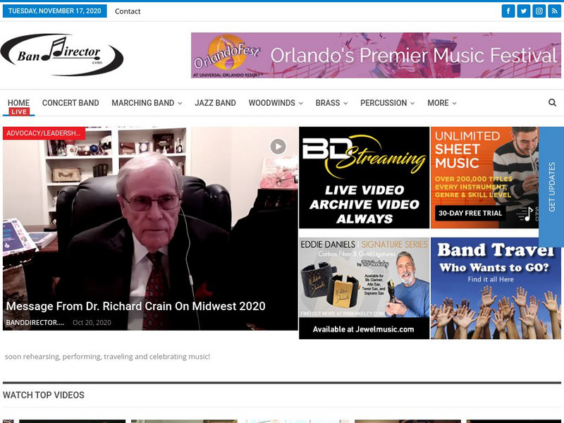Band Director Website Band Director Website
