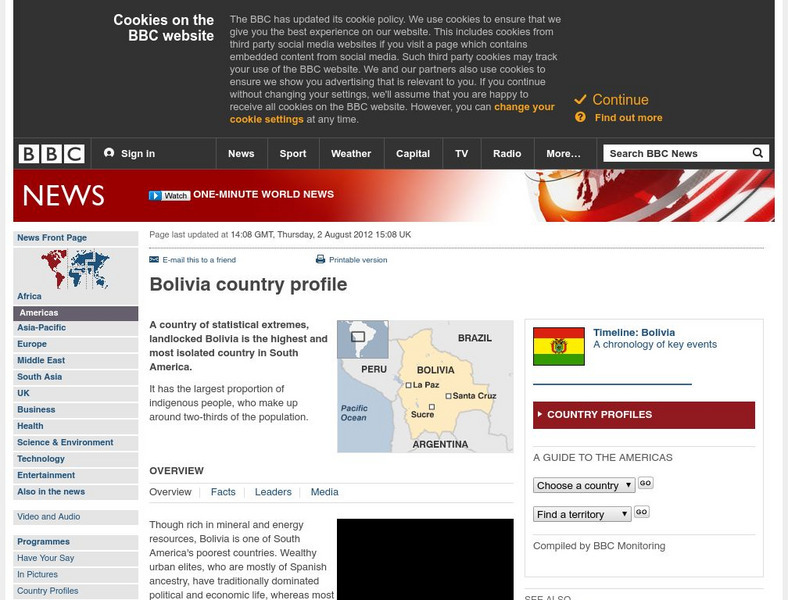 Bbc: News: Country Profile: Bolivia Handout Bbc: News: Country Profile: Bolivia Handout