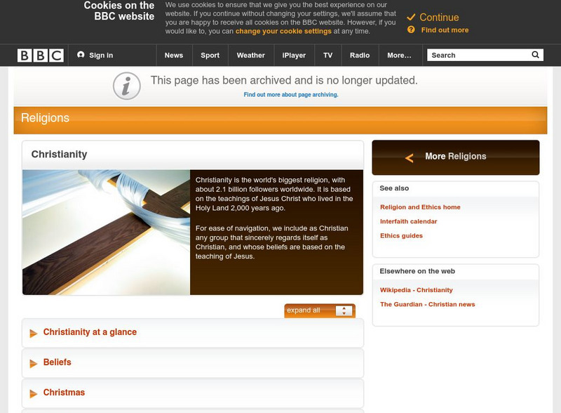 Bbc Religion and Ethics News: Christianity Website Bbc Religion and Ethics News: Christianity Website