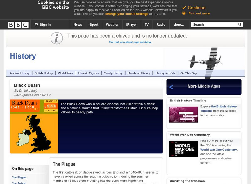 Bbc: Black Death Handout Bbc: Black Death Handout