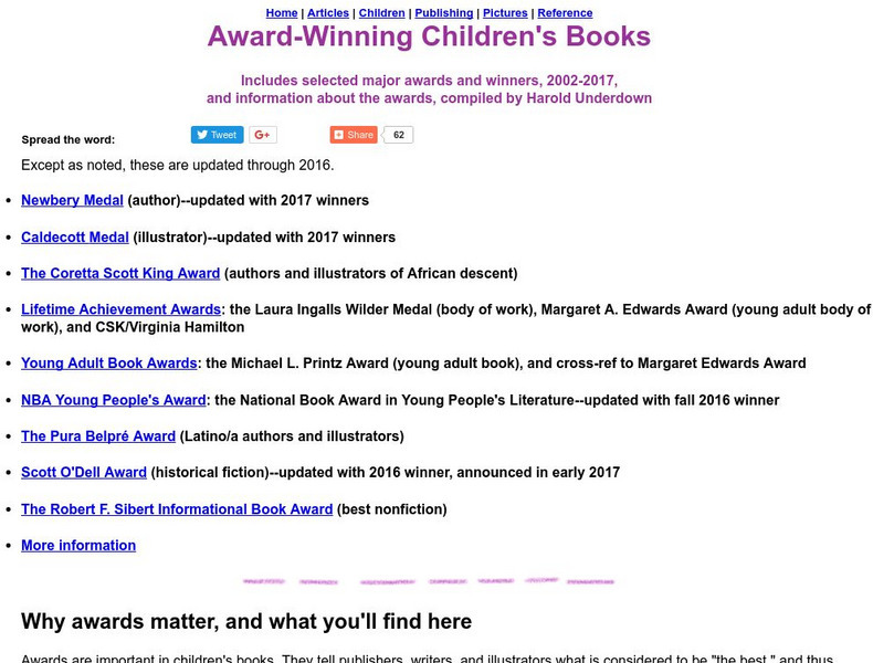 The Newbery Medal Winners, 2002 Current Website The Newbery Medal Winners, 2002 Current Website