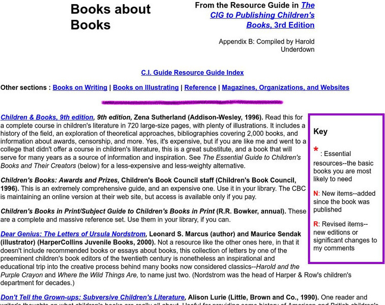 The Purple Crayon: Books About Children's Books Unit Plan The Purple Crayon: Books About Children's Books Unit Plan