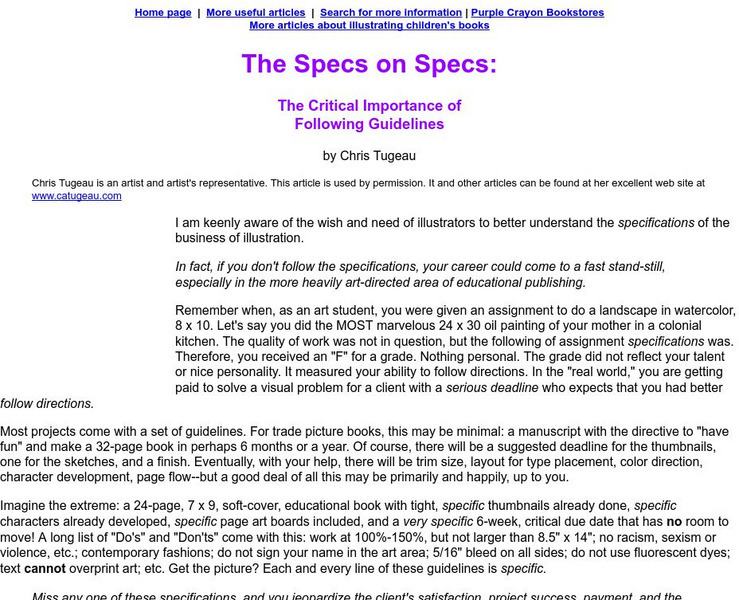 The Importance of Following Illustrating Guidelines Website The Importance of Following Illustrating Guidelines Website