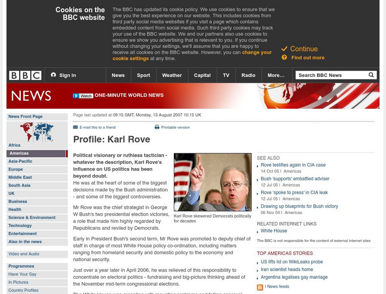 Bbc: Profile: Karl Rove Handout Bbc: Profile: Karl Rove Handout