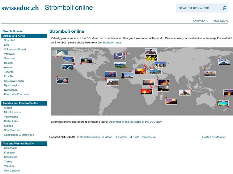 Swiss Educ.: Stromboli Online: Volcano Expeditions Website Swiss Educ.: Stromboli Online: Volcano Expeditions Website