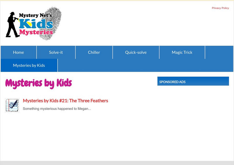 Mystery Net Kids Mysteries: Mysteries by Kids Winners Website Mystery Net Kids Mysteries: Mysteries by Kids Winners Website