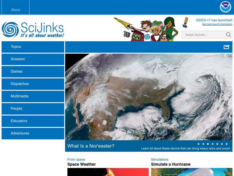 Scijinks: It's All About Weather Activity Scijinks: It's All About Weather Activity