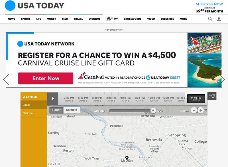 Usa Today: Weather: u.s. Weather Forecasts Graphic Usa Today: Weather: u.s. Weather Forecasts Graphic