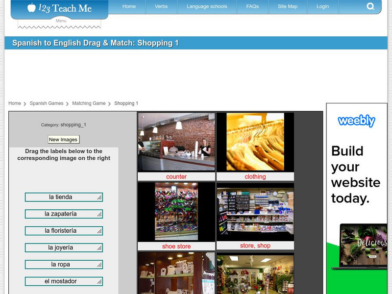 123 Teach Me: Spanish Shopping Unit Plan