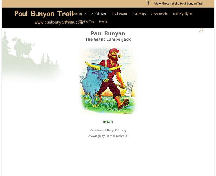 Paul Bunyan: The Giant Lumberjack Website Paul Bunyan: The Giant Lumberjack Website