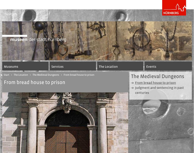 Nuremburg Online: Mediaeval Dungeons Handout Nuremburg Online: Mediaeval Dungeons Handout
