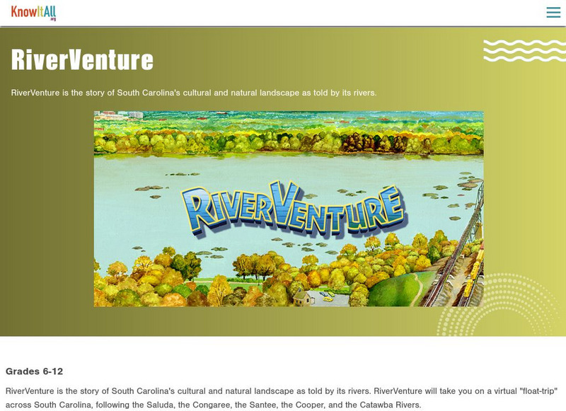 Etv: South Carolina River Venture Handout Etv: South Carolina River Venture Handout