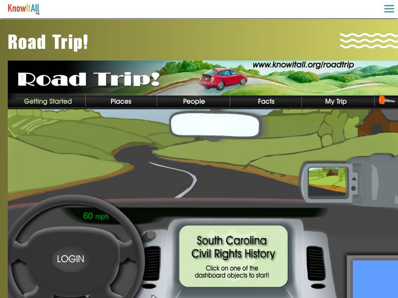 Etv: Road Trip! Through South Carolina Civil Rights History Unit Plan Etv: Road Trip! Through South Carolina Civil Rights History Unit Plan