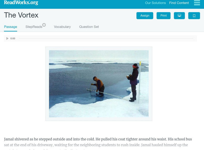 Read Works: The Vortex Activity Read Works: The Vortex Activity