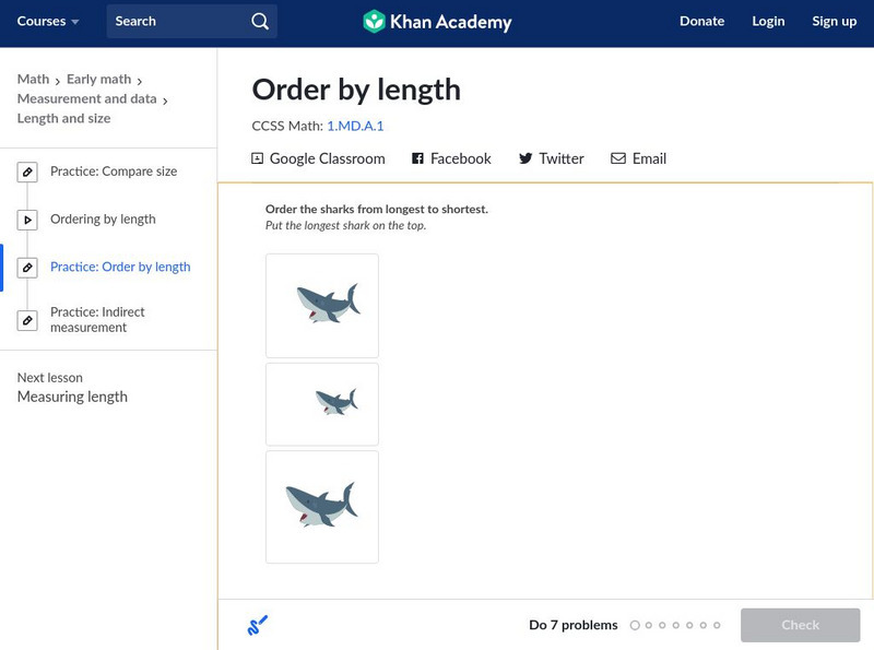 Khan Academy: Order by Length Unit Plan Khan Academy: Order by Length Unit Plan