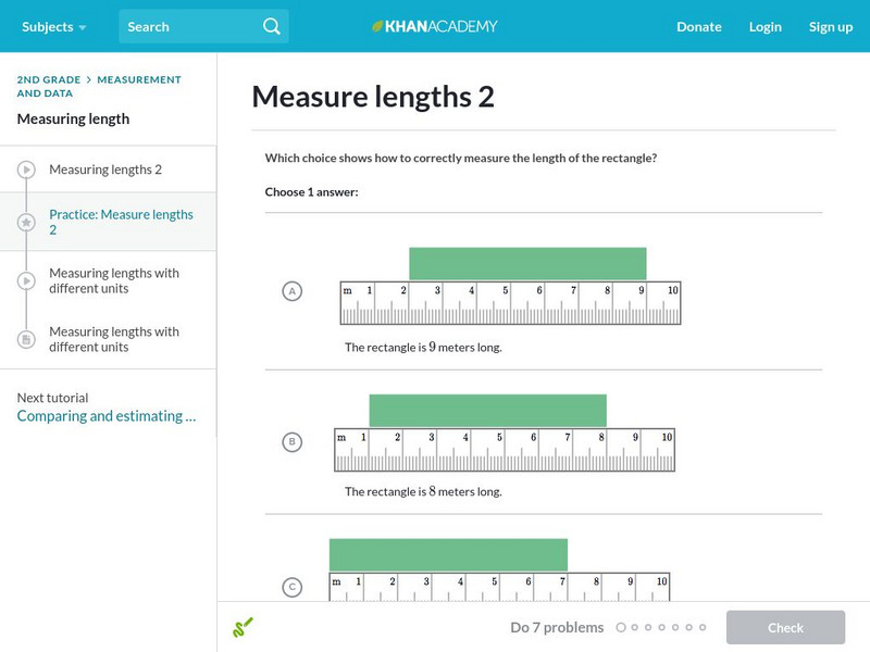 Khan Academy: Measure Lengths 2 Unit Plan Khan Academy: Measure Lengths 2 Unit Plan