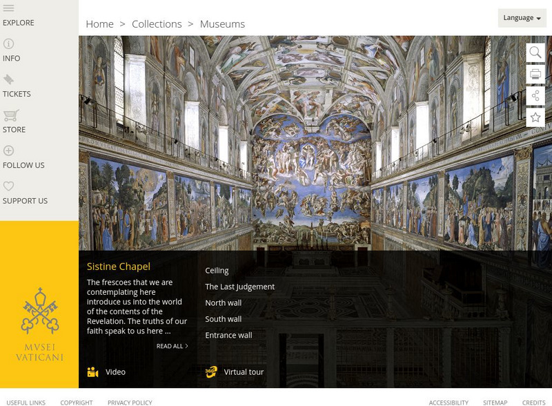 Vatican Museums: Sistine Chapel Website Vatican Museums: Sistine Chapel Website